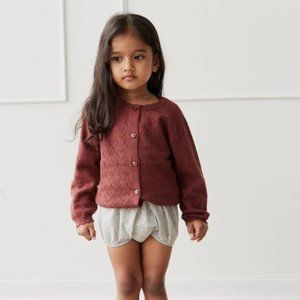 Jamie Kay Abigail Knitted Cardigan - Painted Cherry